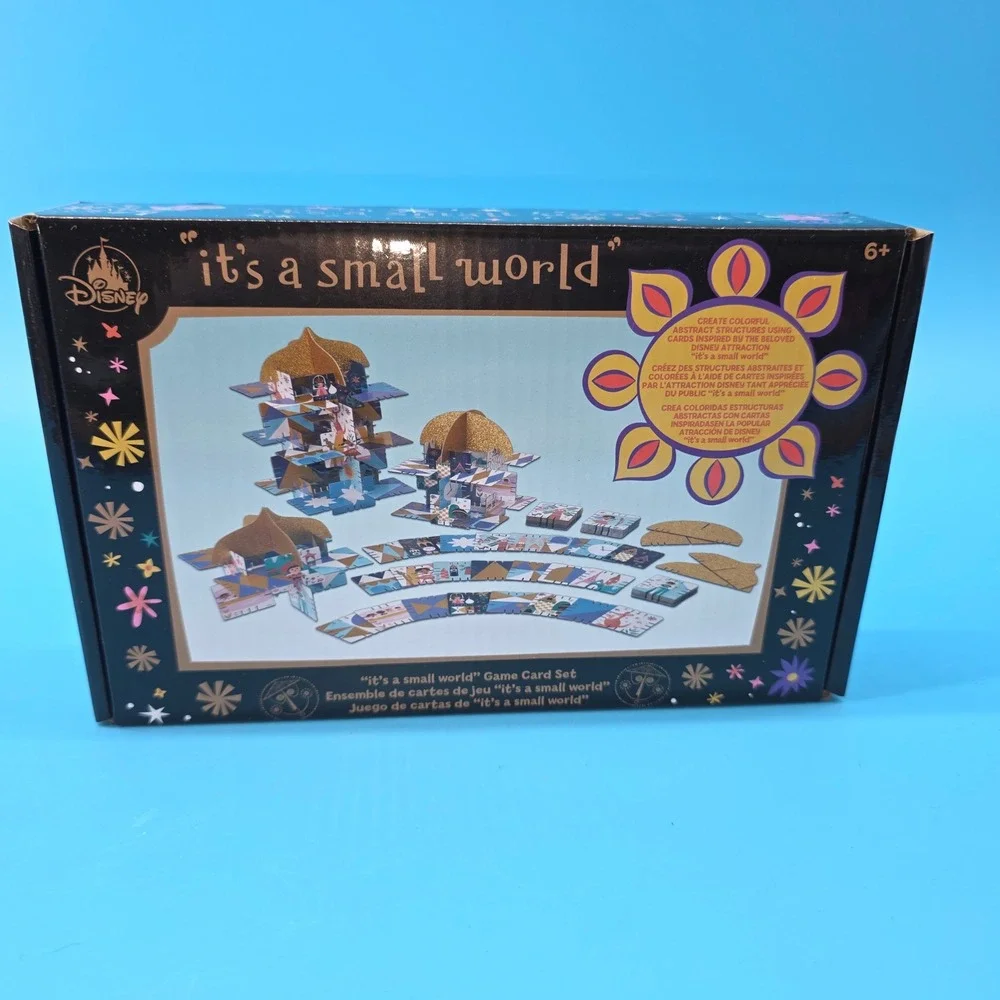 Disney It's a Small World Game Card Set Building Structure Toy Ages 6+